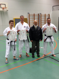 Die Prüflinge aus Wetzgau...